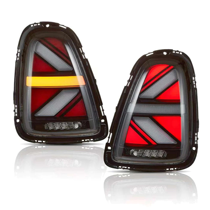 VLAND LED Tail Lights For BMW Mini Cooper R56 R57 R58 R59 2007-2014 With Dynamic DRL & Breath Effect [E-MARK]