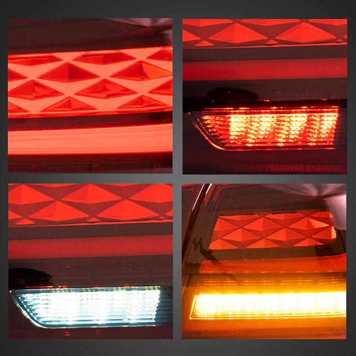 VLAND LED Tail Lights For Mitsubishi Lancer GT Evolution EVO X 2008-2018 with Welcome Lights