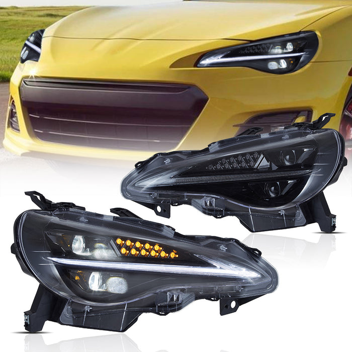 VLAND LED Projector Headlights For Toyota 86/Subaru BRZ/Scion FR-S First Gen ZN6/ZC6 2012-2020