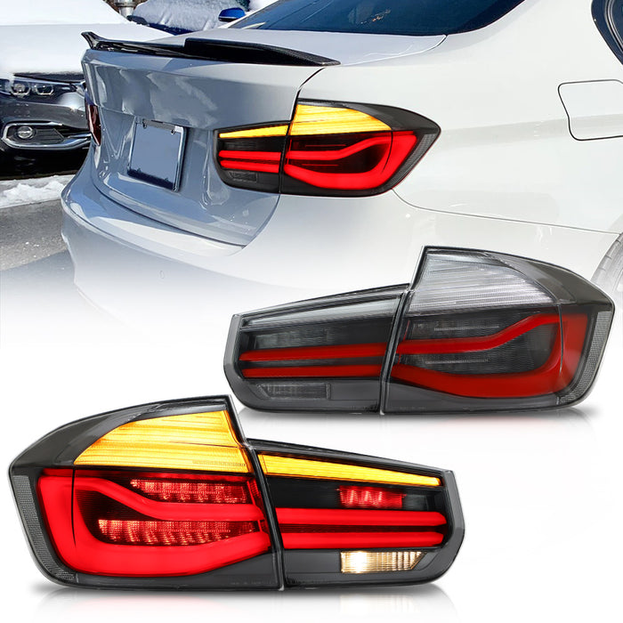 VLAND LED Tail Lights For 2012-2018 BMW 3-Series F30 F80 With Sequential Turn Signal [E-MARK]