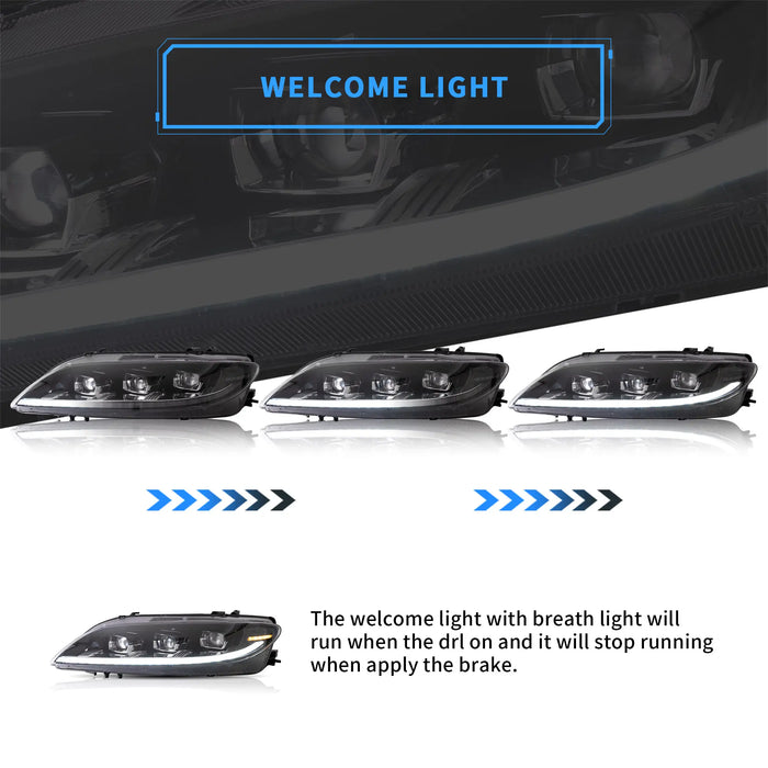 VLAND Headlights For Mazda 6 First Generation (GG1) 2002-2008