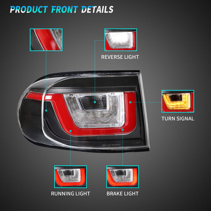 VLAND LED Tail Lights For Toyota FJ Cruiser 2007-2017