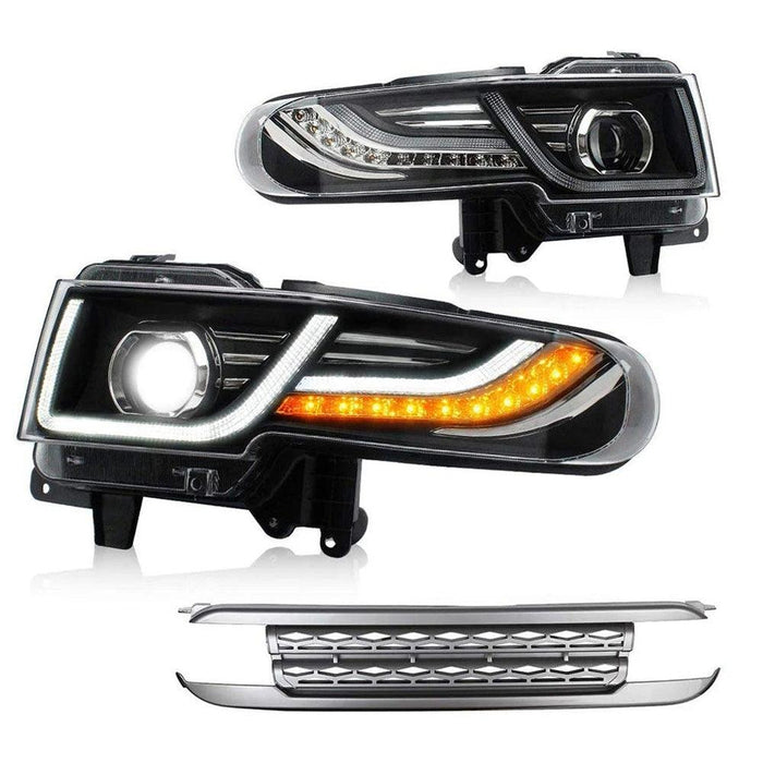 VLAND Headlights With Grille For Toyota Fj Cruiser 2007-2015 - VLAND VIP