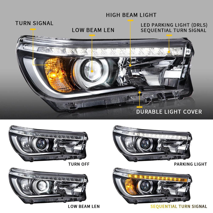 Toyota Hilux 2015-UP Headlights