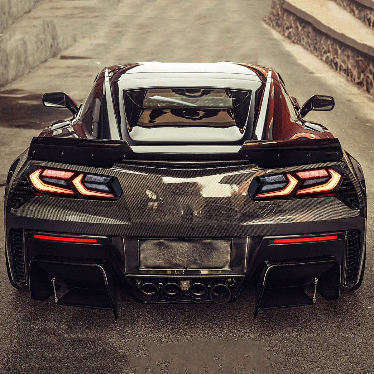 Chevrolet Corvette Headlights Tail Lights