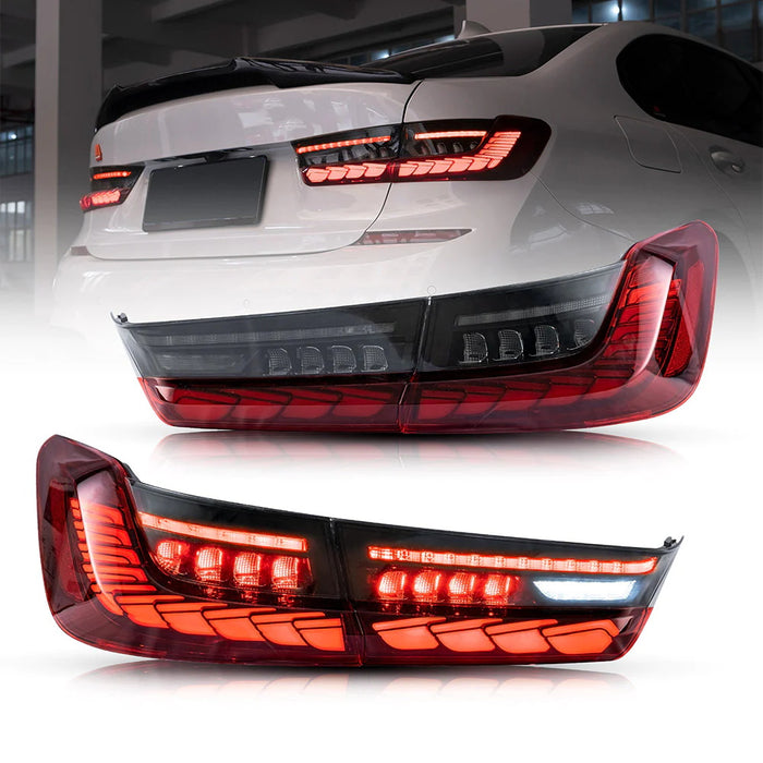 VLAND OLED Tail Lights For BMW 3-Series G20 Sedan 2019-2022 Seventh Generation with Start-up Animation [E-MARK]