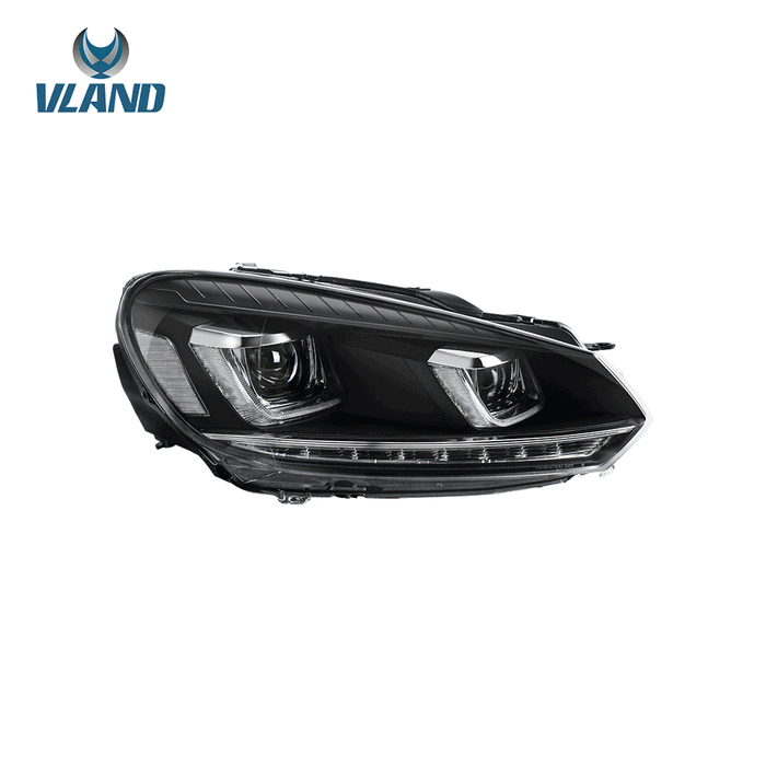 VLAND LED Headlights For Volkswagen(VW) Golf 6 Mk6 2008-2014 With Sequential