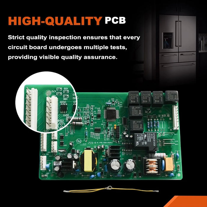 VLAND WR55X10942 Refrigerator Main Control Board Replacement Part for GE Hotpoint RCA