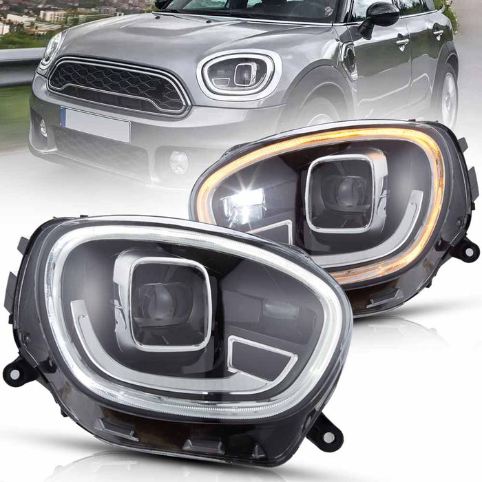 VLAND LED Head Lights For BMW Mini Countryman F60 2017-2020 [E-MARK]