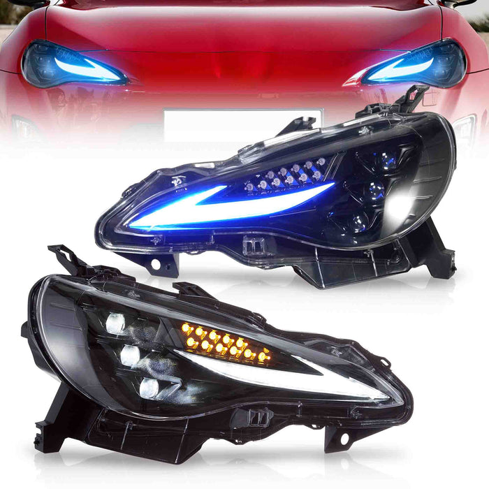 VLAND LED RGB Headlights For Toyota 86 / GT86 Subaru BRZ / Scion FR-S ZN6/ZC6 2012-2021