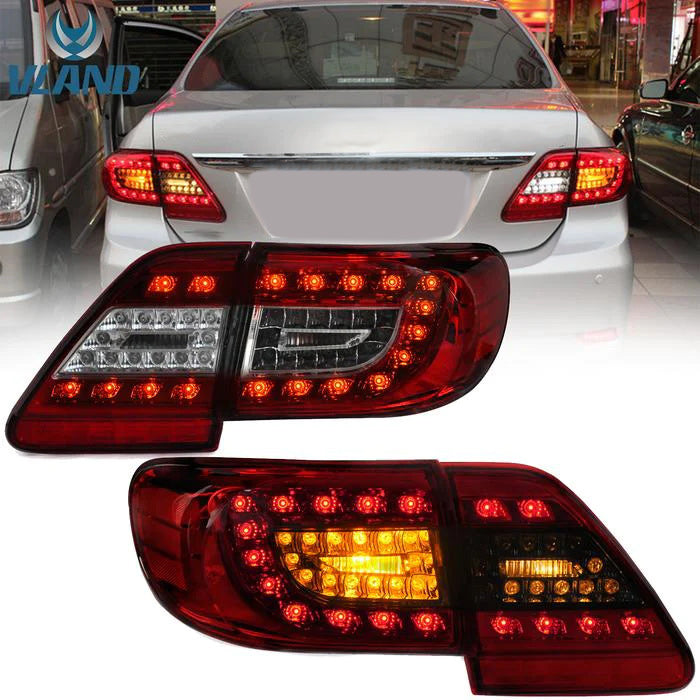 VLAND LED Tail Lights For Toyota Corolla 2011-2013 International Models(MOQ=100)