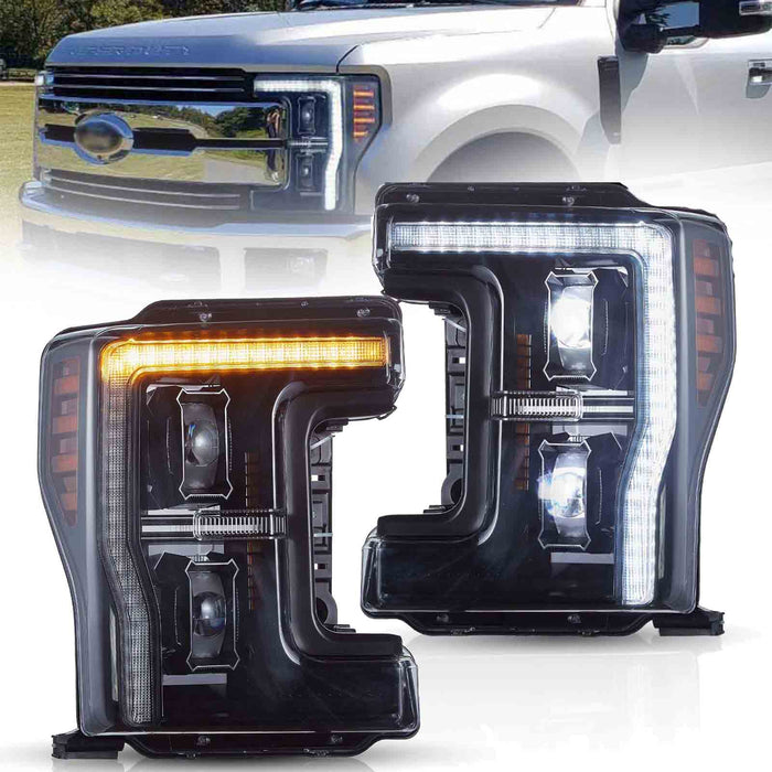 VLAND LED Headlights For Ford F250 F350 F450 F550 Super Duty 2017–2019