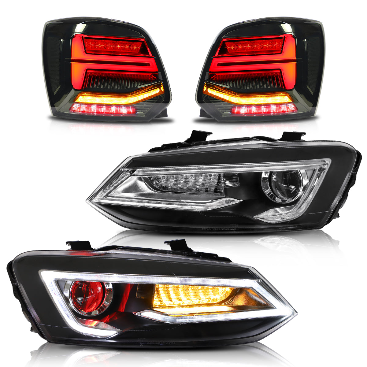 For Volkswagen Vento Polo Headlights Tail Lights