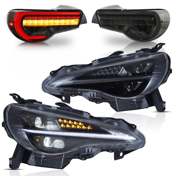 VLAND LED Projector Headlights and Tail Lights For Toyota 86/Subaru BRZ/Scion FR-S First Gen ZN6/ZC6 2012-2020