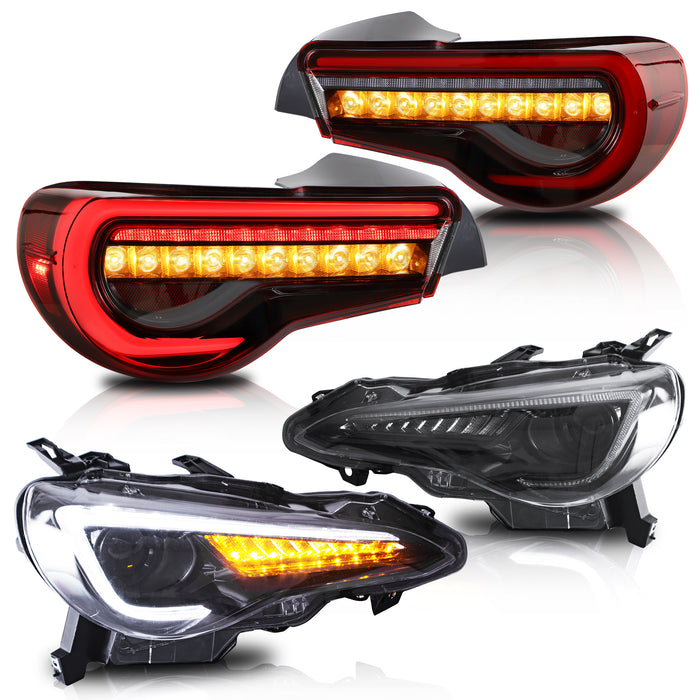 VLAND LED Headlights and Tail Lights For Toyota 86 GT86 Subaru BRZ Scion FRS 2012-2020