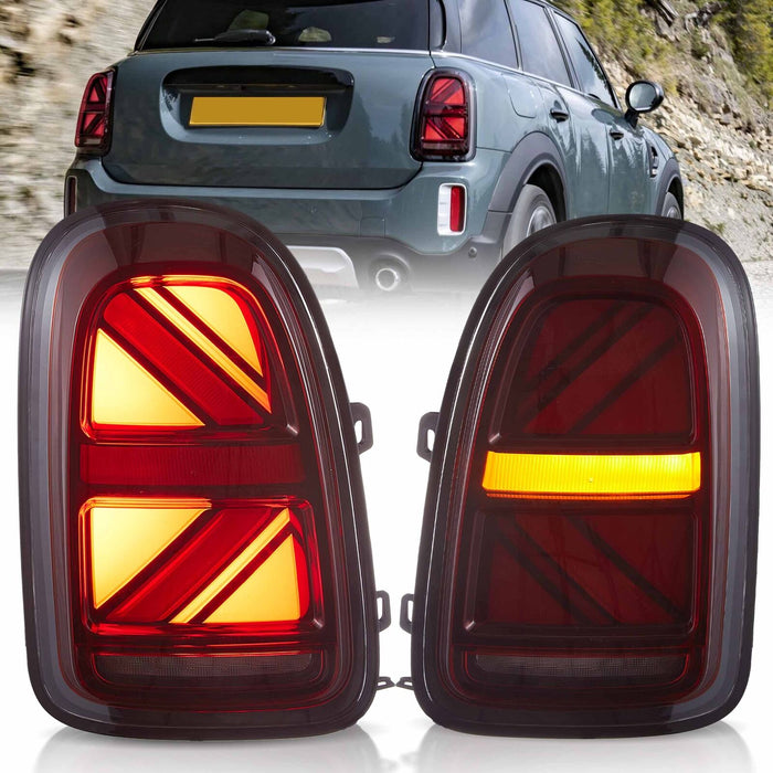 VLAND Full LED Tail Lights For Mini Cooper Countryman F60 2017-2024 [E-MARK]