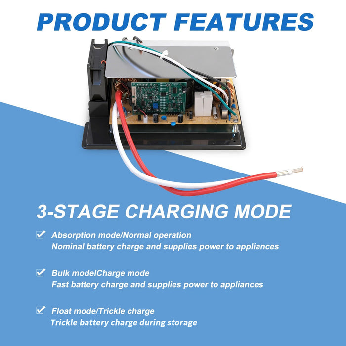 VLAND WF-8955-AD-MBA 55 Amp RV Power Converter Main Board Replacement for WFCO Units