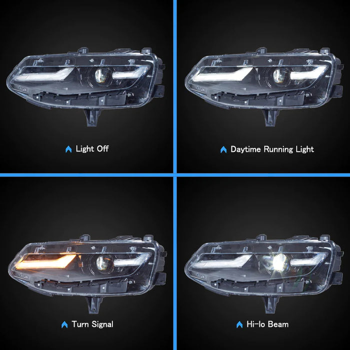 VLAND LED Head Lights and Tail Lights For Chevrolet Camaro 2019-2024