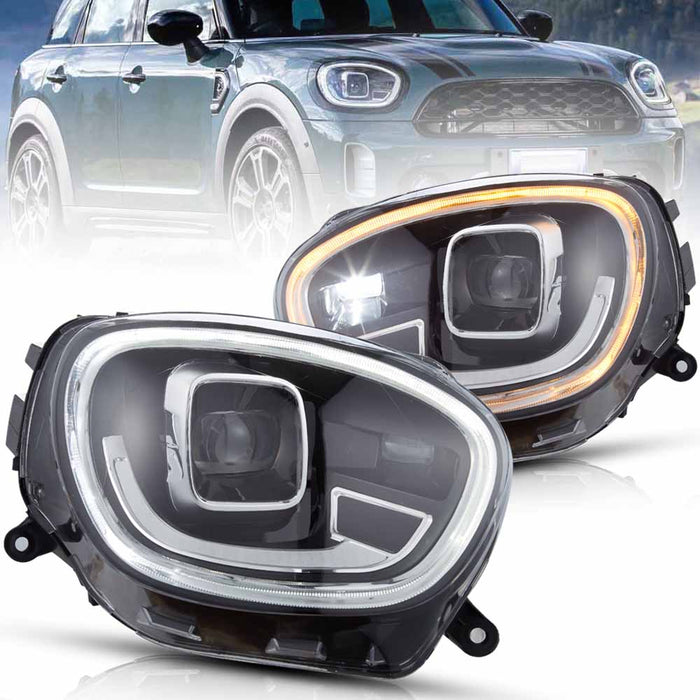 VLAND LED Head Lights For BMW Mini Countryman F60 2017-2020 [E-MARK]