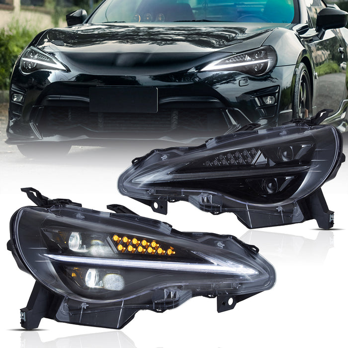 VLAND LED Projector Headlights Tail Lights Combo For Toyota 86 GT86 Subaru BRZ Scion FRS 2012-2020