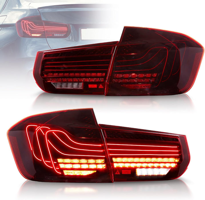 VLAND Laser Tail Lights For BMW 3-Series M3 F30 F35 F80 2012-2019 CSL Style [E-MARK.]