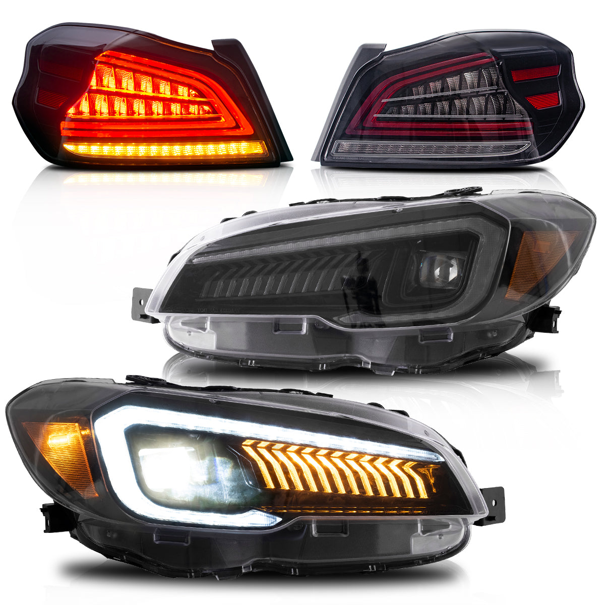 Subaru WRX Headlights Tail Lights