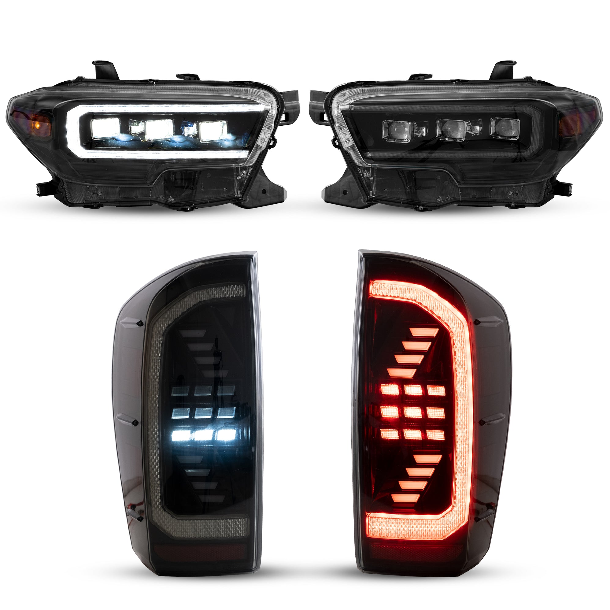 VLAND LED Headlights & Tail Lights For Toyota Tacoma N300 3rd Gen 2015 ...
