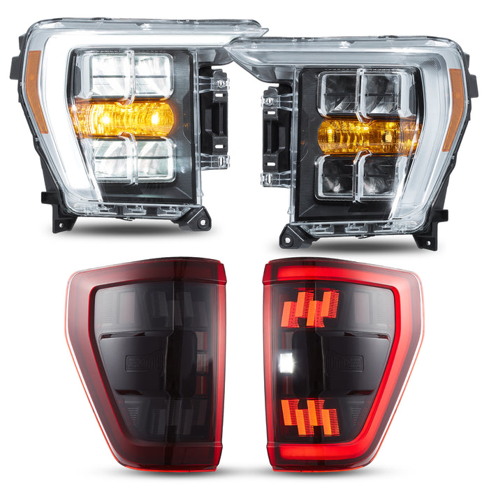 VLAND LED Headlights and Taillights For Ford F150 2021-2023