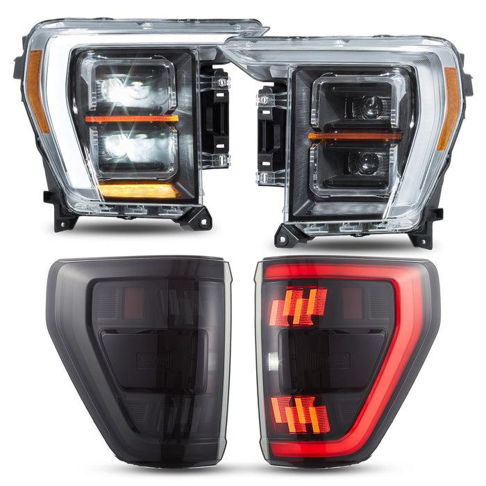 VLAND LED Headlights and Taillights For Ford F150 2021-2023