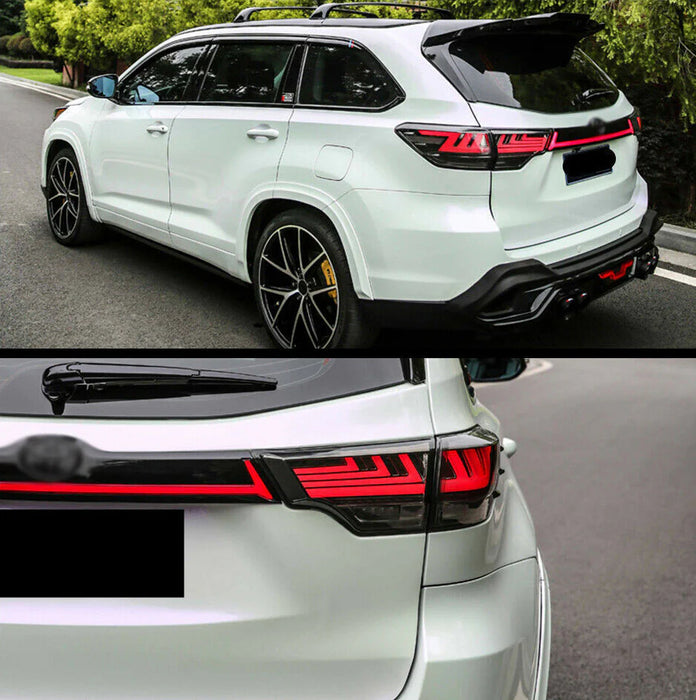 VLAND LED Taillights For 2014-2019 Toyota Highlander Assembly (Pair)