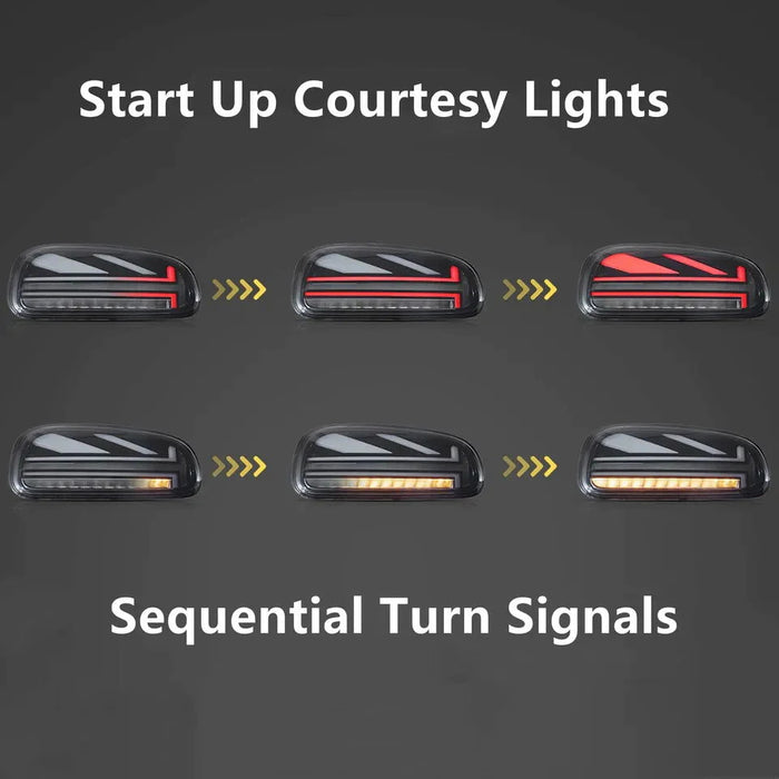 VLAND LED Taillights For Mini Cooper Clubman F54 2015-2023 2nd Gen 6-Door Station Wagon / Hatchback