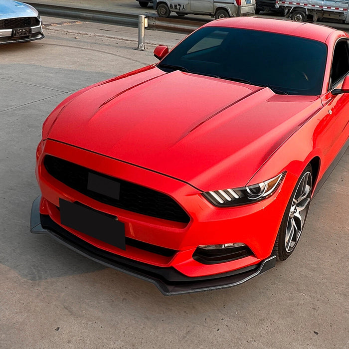 VLAND Front Bumper Lip Chin Spoiler Splitter For  Ford Mustang GT 2015-2017 Performance Style