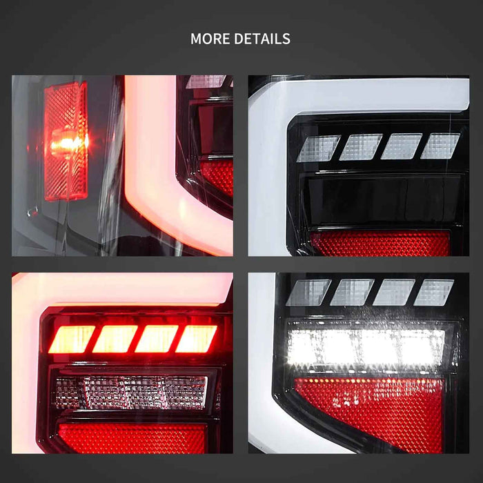 VLAND LED Taillights For GMC Sierra 2014-2018 1500 2500HD 3500HD 4th Gen [DOT.]