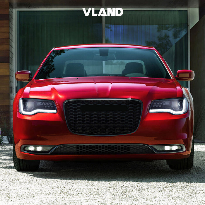 VLAND LED Projector Headllights For Chrysler 300/300C 2011-2023