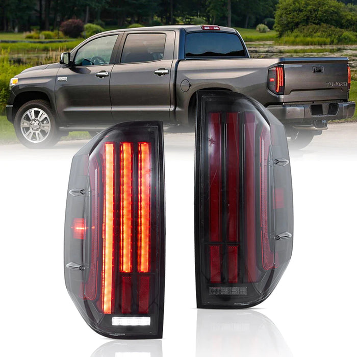 VLAND LED Tail Lights For Toyota Tundra 2014-2021 2nd Gen XK50 With Startup Animation DRL