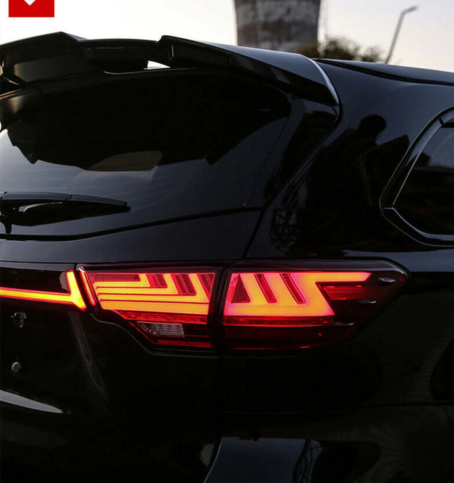 VLAND LED Taillights For 2014-2019 Toyota Highlander Assembly (Pair)