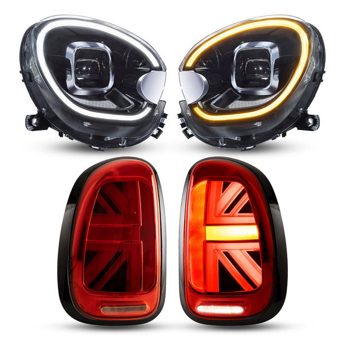 VLAND LED Headlights & Tail Lights For BMW Mini Countryman R60 2010-2016 Front And Rear Lamps Kits[E-MARK]