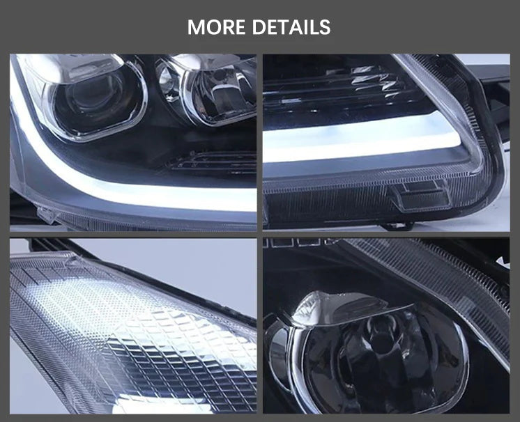VLAND LED Projector Headlights For Toyota Avanza 2012-2015 2nd Gen F650 Pre-facelift with Sequential Indicator