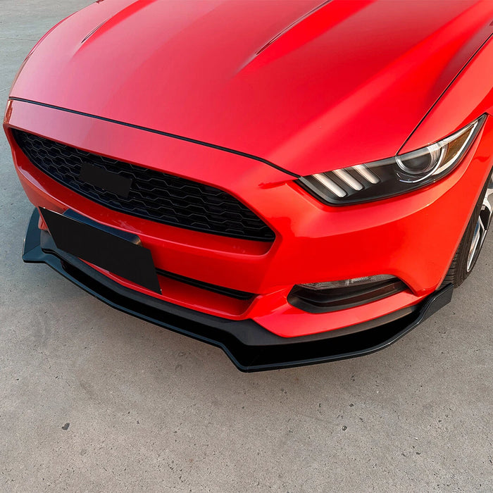 VLAND Front Bumper Lip Chin Spoiler Splitter For  Ford Mustang GT 2015-2017 Performance Style