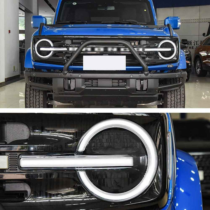 VLAND LED Headlights For Ford Bronco 2020-2024 [DOT.]