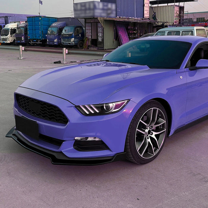 VLAND Front Bumper Lip Chin Spoiler Splitter For  Ford Mustang GT 2015-2017 Performance Style