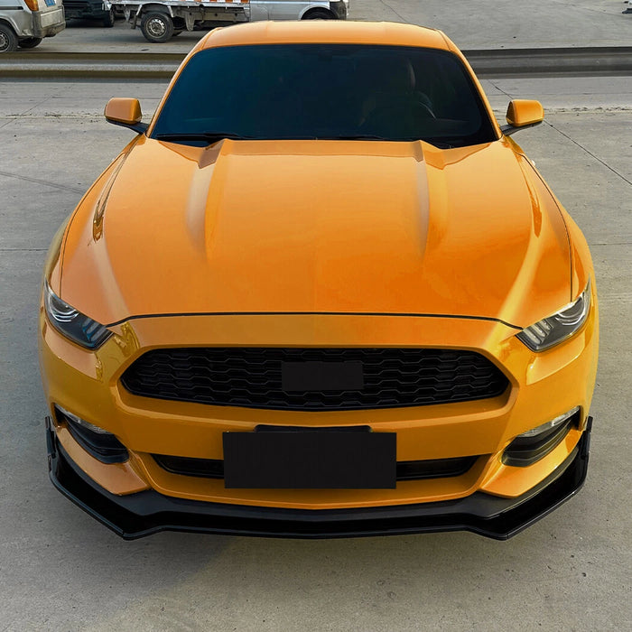 VLAND Front Bumper Lip Chin Spoiler Splitter For  Ford Mustang GT 2015-2017 Performance Style
