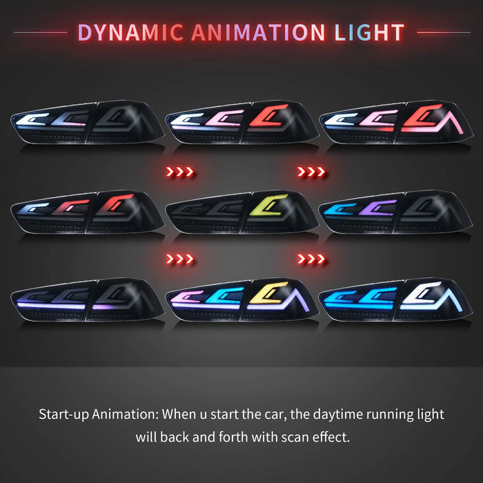 VLAND Tail Lights For Mitsubishi Lancer GT Evolution EVO X 2008-2018