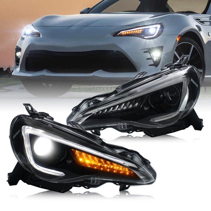 VLAND Headlights Tail Lights Combo For Toyota 86 GT86 Subaru BRZ Scion FRS 2012-2020