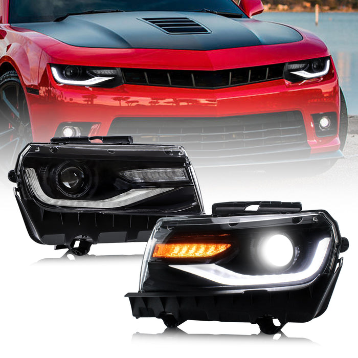 VLAND LED RGB Headlights and Taillights For Chevrolet Camaro 5th Gen Facelift 2014-2015 [DOT.]