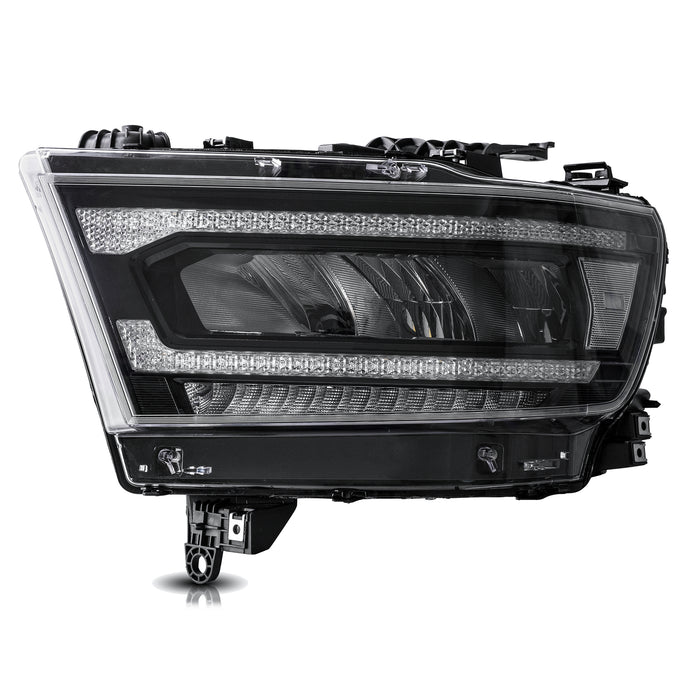 (Only Left/Right Side) VLAND Full LED/Matrix Projector Headlights For Dodge Ram 1500 2019-UP [DOT. SAE.]