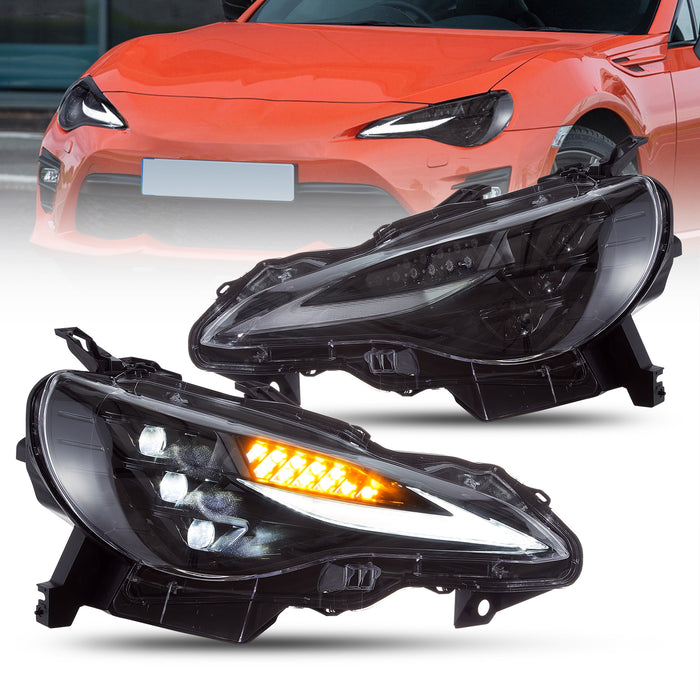 VLAND LED RGB Headlights For Toyota 86 / GT86 Subaru BRZ / Scion FR-S ZN6/ZC6 2012-2021