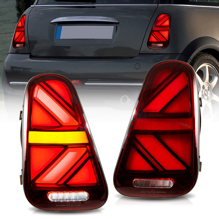 VLAND LED Tail Lights For BMW Mini Cooper [Mini Hatch/Cabrio] R50 R52 R53 2001-2006 Aftermarket Lamps