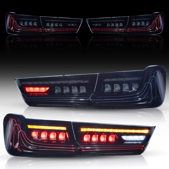 VLAND LED Laser Taillights For BMW 3-Series G20 2019-UP With Sequential Amber Turn Signals [E-MARK.]