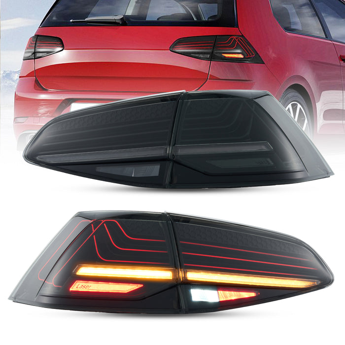 VLAND LED Tail lights Fit For Volkswagen Golf 7 MK7 MK7.5 2013-2020 Hatchback NOT FIT SPORTWAGEN